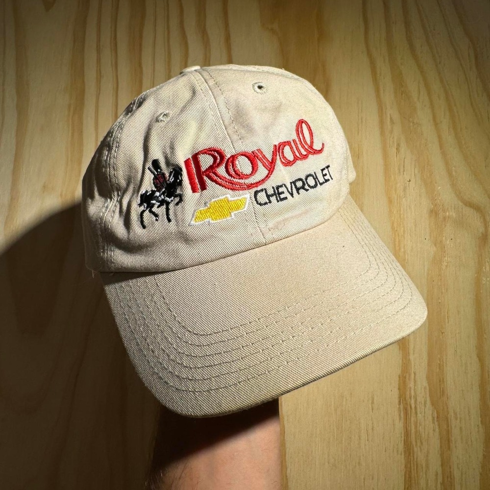 Royal Chevrolet Tan‎ Baseball Cap Richardson R65 Mens Embroidered Hat